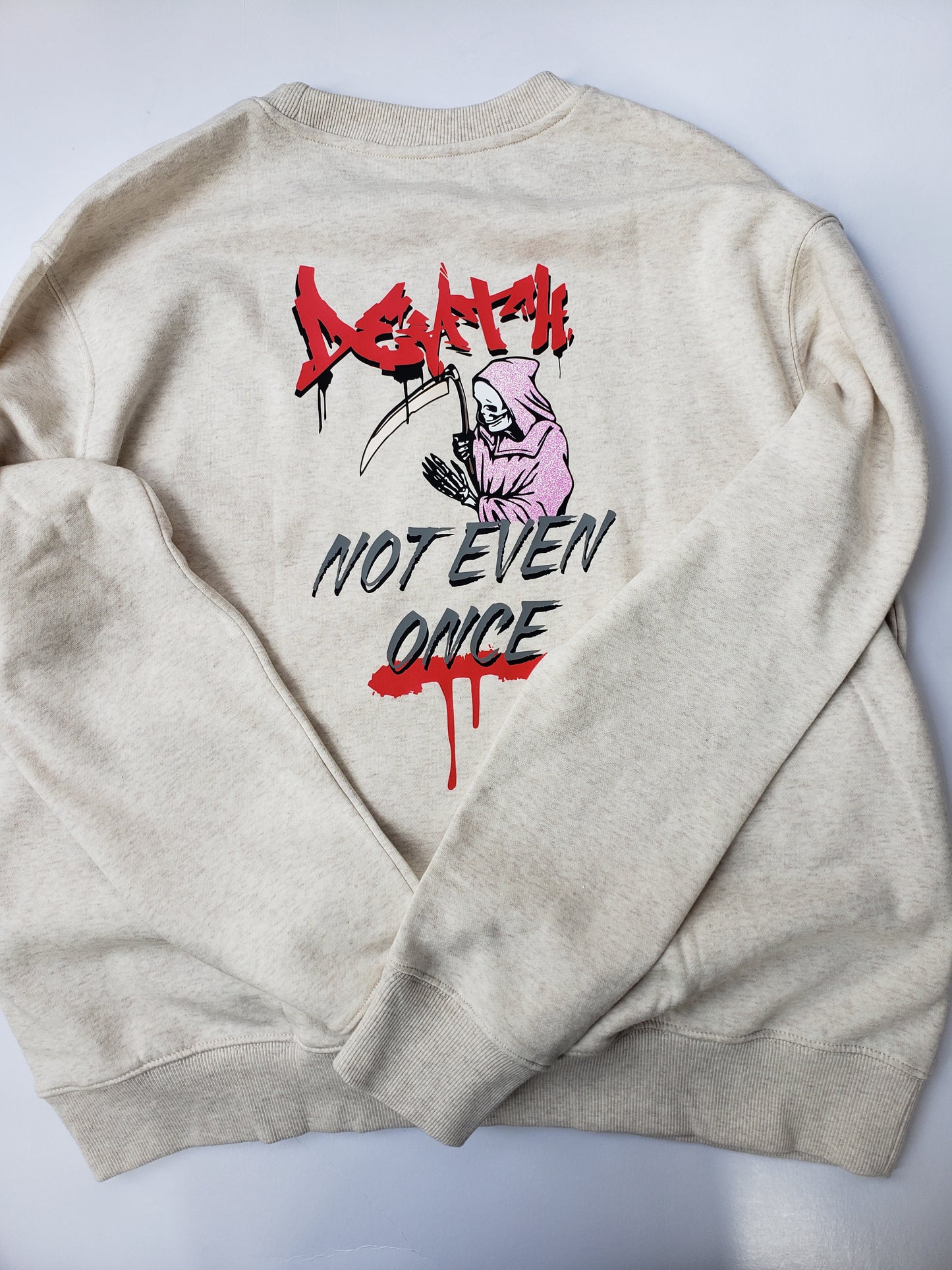 DEATH not even once Crew Neck