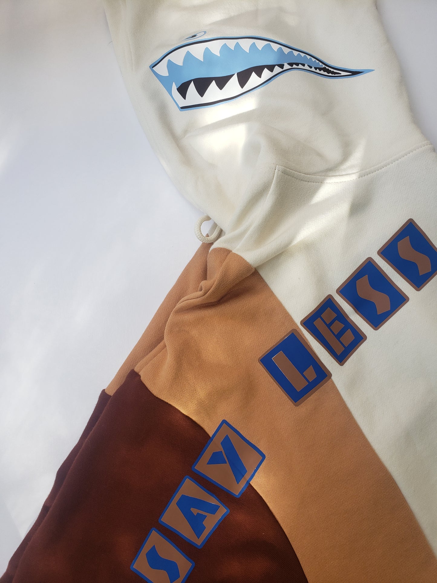 BIG FISH Tricolor SHARK Hoodie