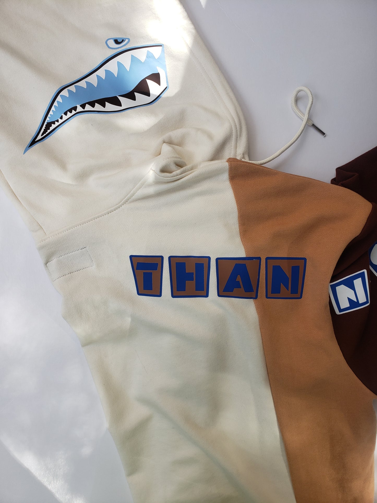 BIG FISH Tricolor SHARK Hoodie